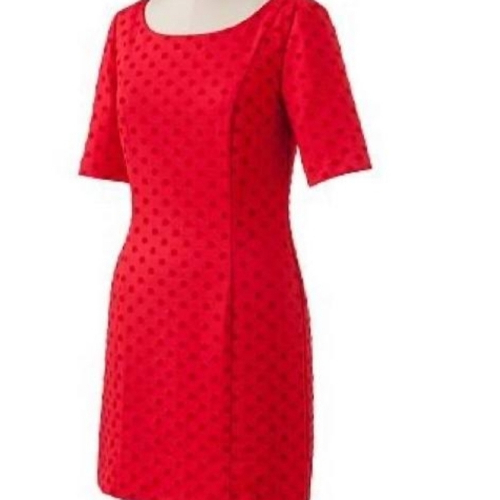 Beautiful red Lauren Conrad dress